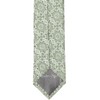 tiemart Pattern Slim 2.5" Necktie (Mint Green Emma Floral)
