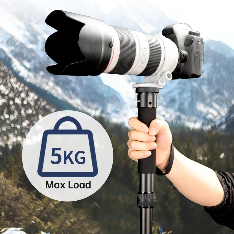 Manbily A-888 Camera Monopod, Length 32cm - 156cm, Aluminum Monopods