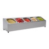 TITIDU Stainless Spice Rack, Seasoning Organizer Sauce Ingredients Fruits Holder