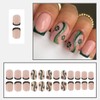 24Pcs St. Patrick's Day Press on Nails Short Square Nails