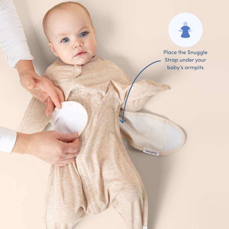 SleepingBaby Zipadee-Zip Snuggle Strap - Wearable Blanket Accessory for Transition