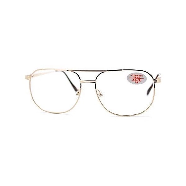 Calabria Clear Lens Glasses + Bifocal Reading Lens Vintage Square