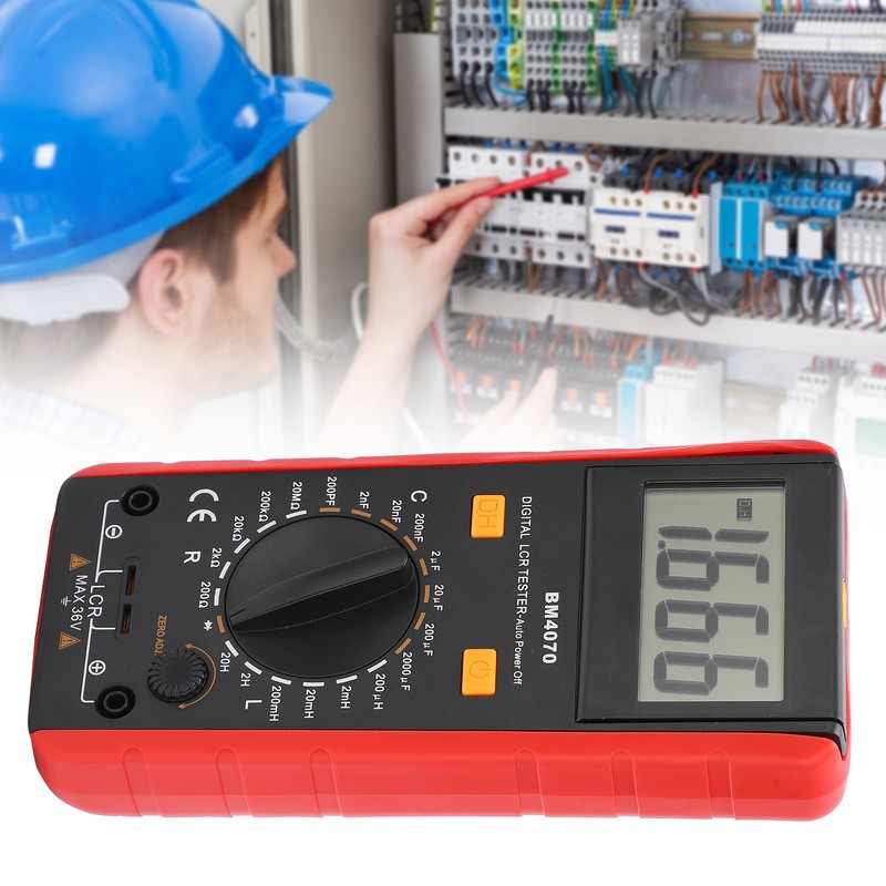 BM4070 Multimeter LCD Compact Portable PowerSaving Durable Industrial Resistance Meter