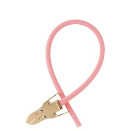 Nursery 9000038A Tourniquet, Latex-Free, With Metal Clip, Quick Release Pin, Easy to Put On and Take Off, Hemostatic Band, Champagne Gold Clip, Powder Pink