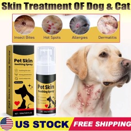 Unbranded 2025 New Pet Skin Treatment Spray for Dogs & Cats -Nature Soothing Solution 50ML