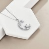 Women’s Moon Pendant Necklace, Girls’ Jewellery, 925 Sterling Silver Moon