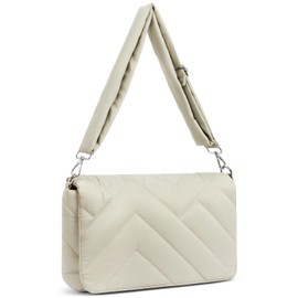 BOSTANTEN Quilted Crossbody Bags for Women Puffer Bag Designer Purse Lightweight Shoulder Handbags