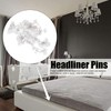 400Pcs Headliner Pins Plastic Stainless Steel Wide Application Easy Storage