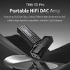 TRN Music Converter Digital Audio Elephant 3.5/4.4mm Jack (Black)
