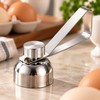 Stainless Steel Egg Topper for Soft-Boiled Eggs – Manual Eggshell