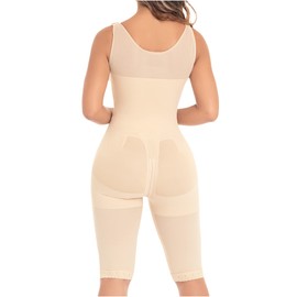 M&D Fajas Colombianas Reductoras y Moldeadoras Post Surgery Compression Shapewear for Women Beige S