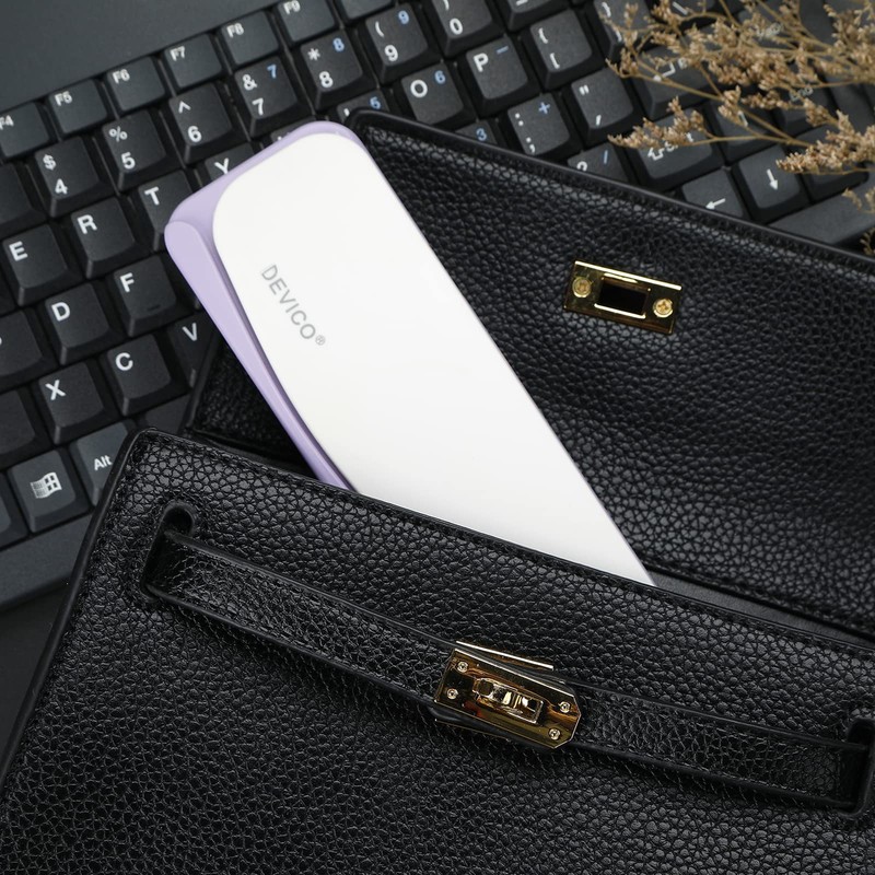 DEVICO Travel Utensils, Portable 18/8 Stainless Steel Silverware Flatware Set,