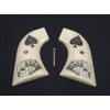 Ivory Dead Mans Hand Ruger New Vaquero (XR3 Frame) Checkered,
