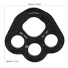 Rigging Plate 3 Holes Space Aluminum 50KN Weight Bearing Uniform