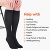 TikMox Calf Toe Socks, Five Finger Elastic Socks, Moisture-Wicking &