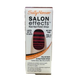 Sally Hansen Salon Effects Real Nail Polish Strips 16 Strips - 940 Stripe-Tease