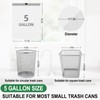 4 Gallon Small Trash Bags 225 Counts Extra Strong Drawstring