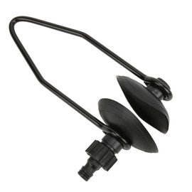 Tissting Engine Flush with Two Feeds 95 mm Round Head Boats Engine Flusher Universal Marine Engine Flush Connection Rubber Engine Flush Attachment for Outboard Z Drive Boat Motor