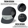 CLAPE 5 Panel Cap Short Brim Baseball Cap Flat Hat