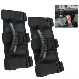 Xrten 2 Stück Auto Haltegriff,Griffe für Jeep Wrangler YJ TJ JK Handgriffe Gummigriff