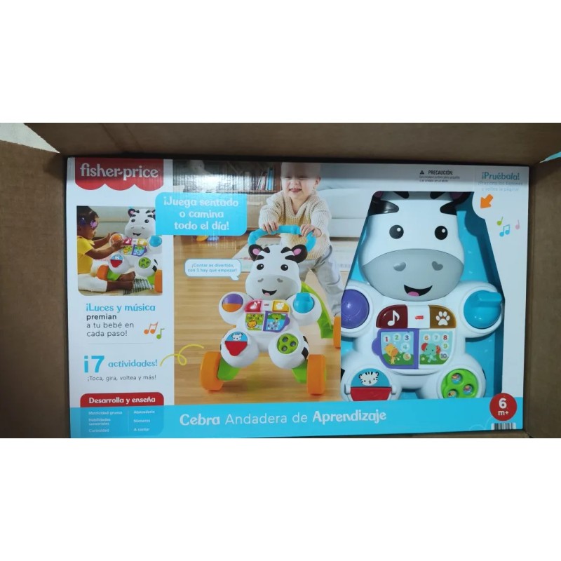 Andadera De Aprendizaje Fisher Price Ríe Y Aprende Cebra