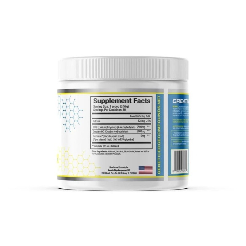 Genetic Edge Compounds Creatine HCl + HMB for Athletes –