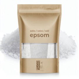 Epsom Salt Source Concentrate of Natural Magnesium, 100% Pure Bath Salt, No Additives, Muscle Relaxation and Good Sleep