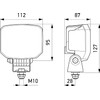 HELLA 1GA 996 588-001 LED Work Light - Power Beam