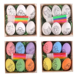Kit Para Pintar Huevos De Pascua Con 6 Rotuladores Kit Para