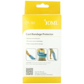 DMI Waterproof Leg Cast and Bandage Protector, 13 x 41 inches, Blue