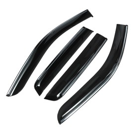 Partuto Window Deflectors Car Side Window Vent Visors for Jeep Grand Cherokee 2011-2023 Black Rain Guards Sun Visors Wind Vent Visors Window Vent Shades