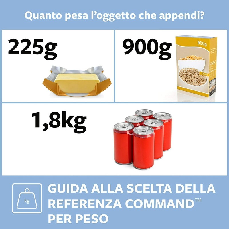 Command Mini Ganci Adesivi Trasparenti per Decorazioni Interne, 30 Ganci