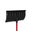 ERA Infinity Snow Shovel — 21-inch Pusher-Style Blade, Red/Black