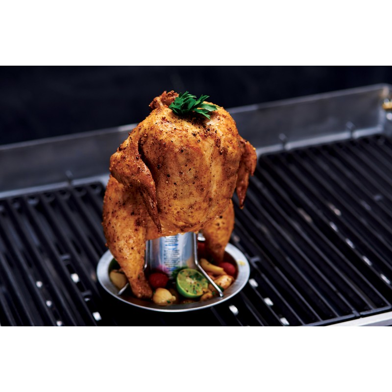 GrillPro 41333 Stainless Steel Chicken Roaster for Grills