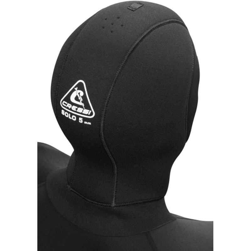 Cressi Solo Hood 5mm Neoprene Hood Medium Black