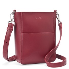 CLUCI Small Crossbody Bags for Women Trendy PU Leather Cell Phone Purse Wallet with Adjustable Strap