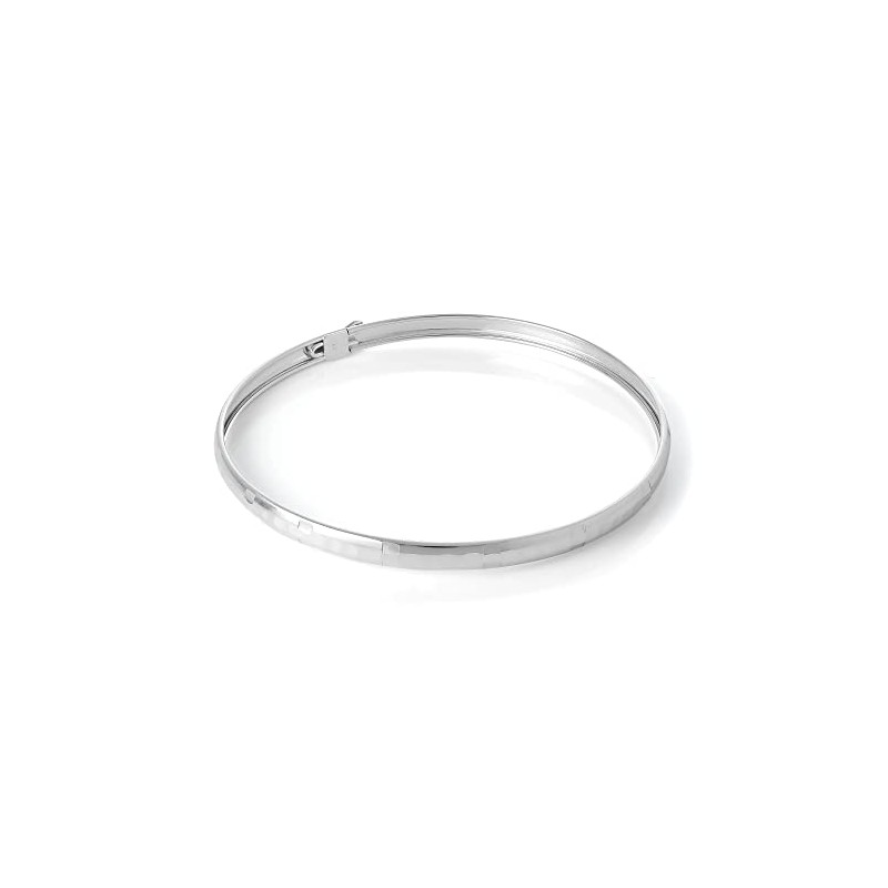 jewellerybox Sterling Silver Diamond Cut Bangle