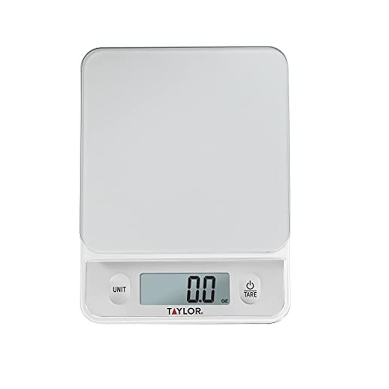 Taylor Glass Top Food Scale with Touch Controls, 11 lb