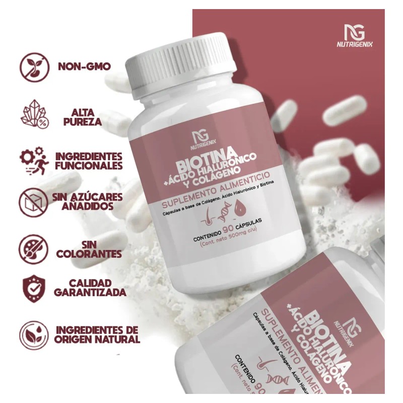 Vitaminas Crecimiento Cabello Nutrigenix