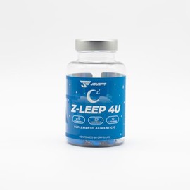 Z-leep 4U Cápsulas, Suplemento para el Sueño con L-Teanina, Magnesio Bisglicinato y Apigenina, Relajación Física y Mental
