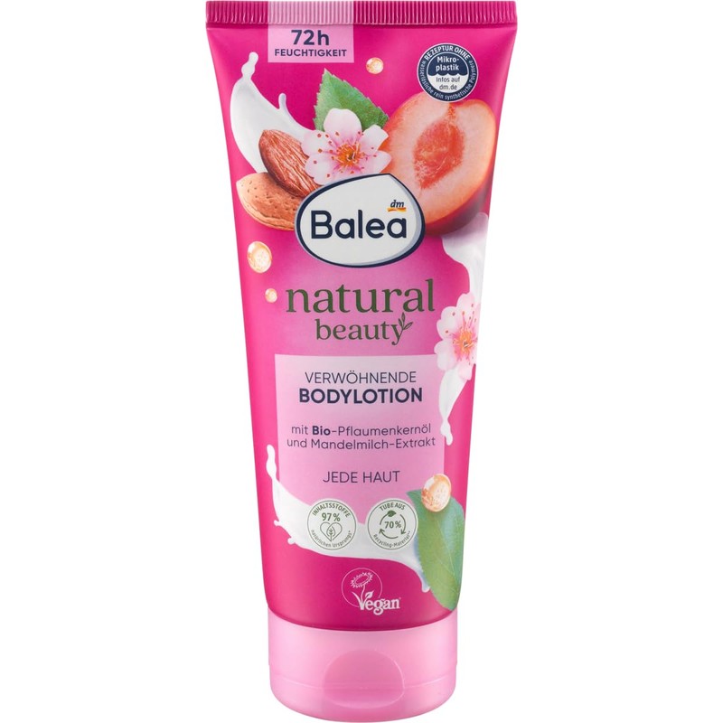 Balea Natural Beauty Body Lotion Plum & Almond Milk 3