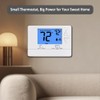 NonProgrammable Thermostat for House, Digital Energy-Saving Thermostat,Single-Stage Systems, 1 Heat/1