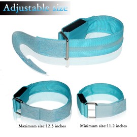 Fashion&cool LED Slap Band, USB Rechargeable Light Up Sport Armband, Glow in The Dark Adjustable Bracelets for Men&Women, Night Safety Lights for Running, Jogging Cycling, Hiking