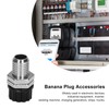 100Pcs 4mm Banana Plug Socket Binding Post Wire Connector Terminal
