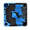 Pulsar Tap Tray Silicone Ashtray - 5.25"x5.25" - Black/Blue