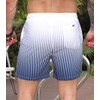 Curluriy Swimming Shorts for Men Beach Shorts Colour Gradient Board