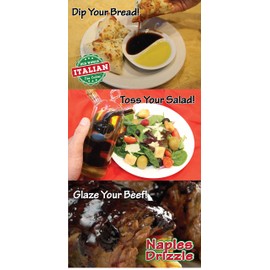 TRADITIONAL - Rich, Extra Thick Balsamic Vinegar REDUCTION, No Added Sugar or Thickeners, Better-Than-Glaze Balsamic Vinegar (Traditional)