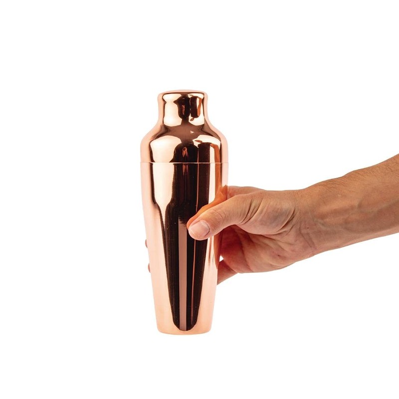 Olympia Copper Barware Cocktail Shaker 550Ml Kitchen Restaurant Catering Drinks