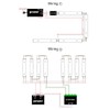 Hsthe Sea WS2812 lightbar RGB Alloy Wires 5050SMD 60Pixels/m 300Pixels