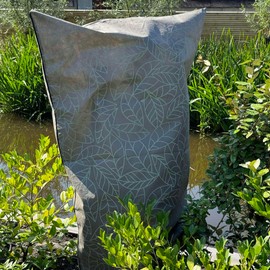 UB-STORE Plant Covers Freeze Protection 59"x91" in 2 Pack | Brown Winter Frost Blankets for Outdoor Plants | Reusable Garden Cover Bags with Zipper Drawstring | Cold Weather Shrub Protection Cloth